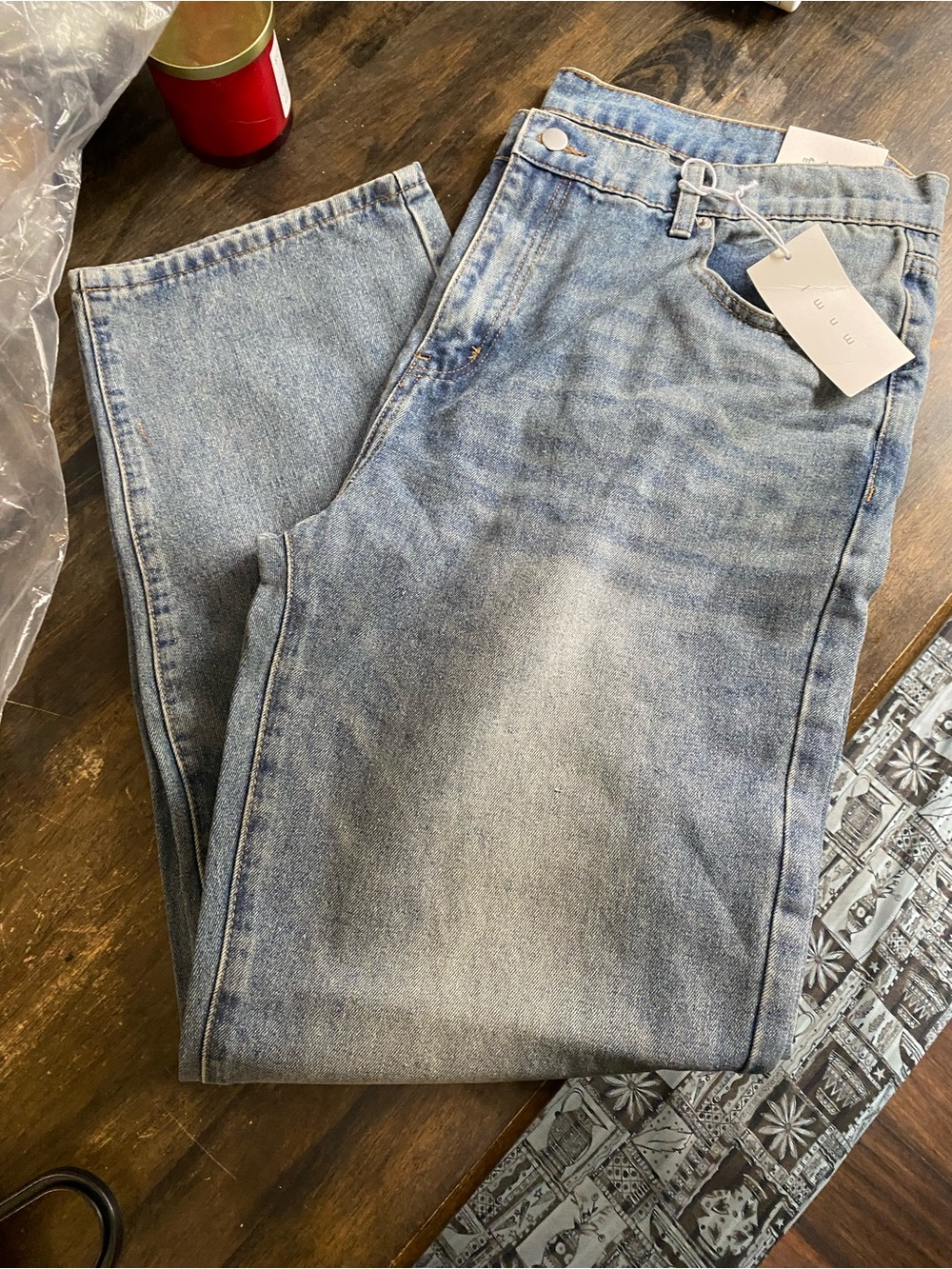 MNML Light Blue Relaxed Jeans